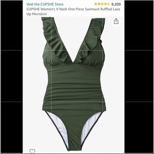 CUPSHE Ruffle One Piece